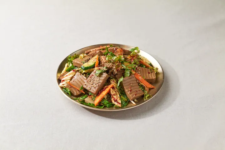 참도토리묵 야채무침